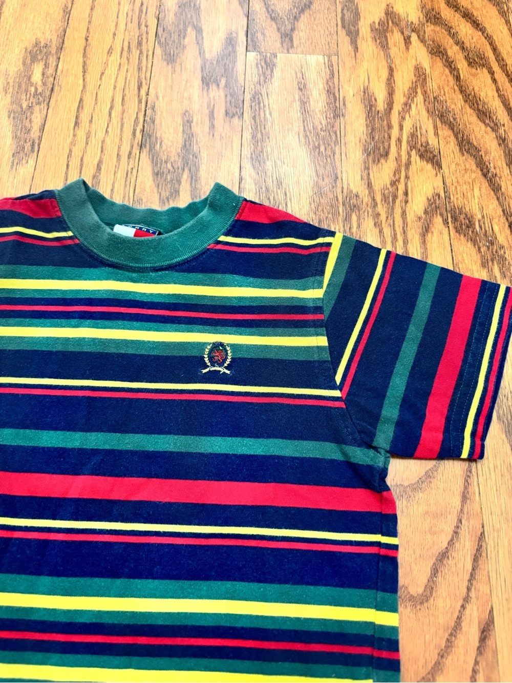 Vintage 90s Toddler Boys 3T 4T Striped T-Shirt Bundle Colorblock Tees - Picture 7 of 12